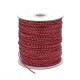 POLYESTER CORD RED-WHITE 1mm (PACK 10 METERS)