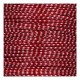POLYESTER CORD RED-WHITE 1mm ~160 meters