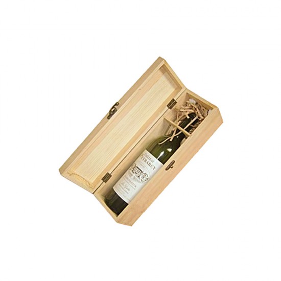 WOODEN BOX FOR A WINE BOTTLE