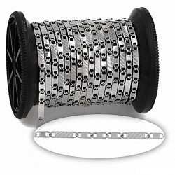 STEEL ANCHOR CHAIN 1:3 WITH DIAGONAL LINES 2,4mm