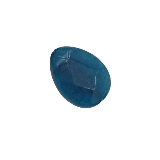AMAZONITE PEARSHAPED FACETED BEAD 15x20mm