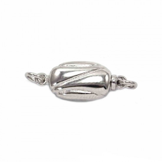 SILVER 925 OVAL CLASP 14x8mm