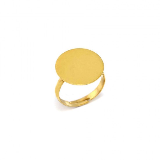 BRASS OPEN ENDED RING WITH BASE 16mm