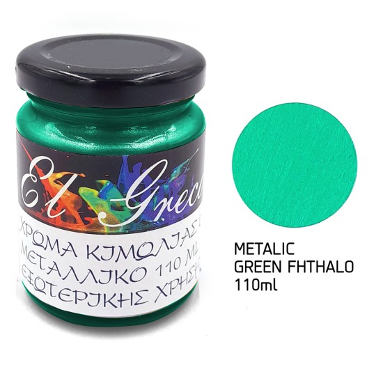 METALLIC CHALKY COLOR GREEN FHTHALO110ml