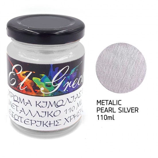 METALLIC CHALKY COLOR PEARL SILVER 110ml