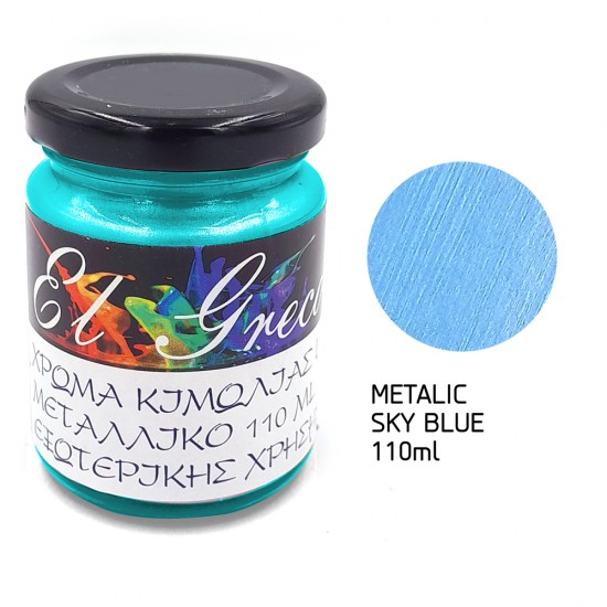 METALLIC CHALKY COLOR SKY BLUE 110ml
