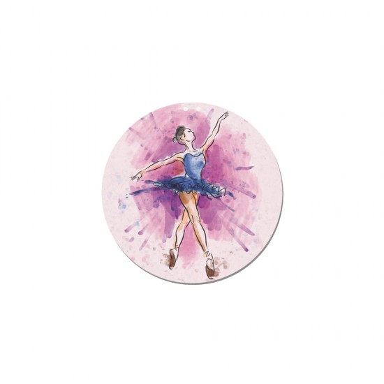 MDF WITH SURFACE PRINTING "BALLET DANCER" 8cm