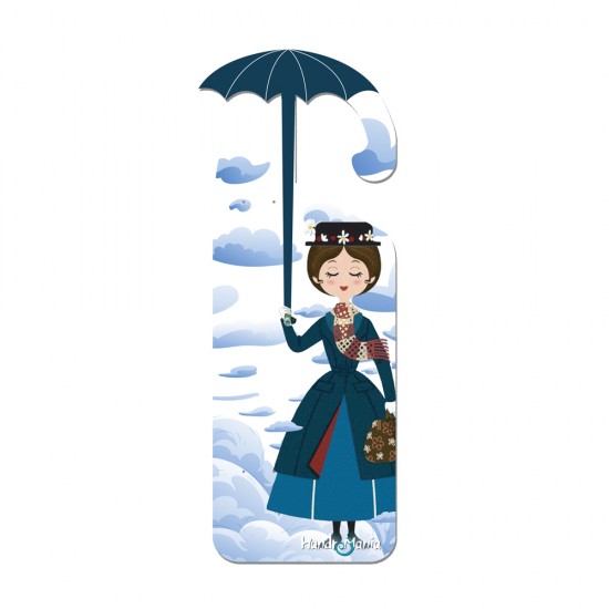 MDF BASE WITH SURFACE PRINTING "MARY POPPINS" 10x28cm