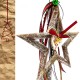 HANDMADE LUCKY CHARM 2022 - STAR FROM NATURAL WOOD - HEART 2022