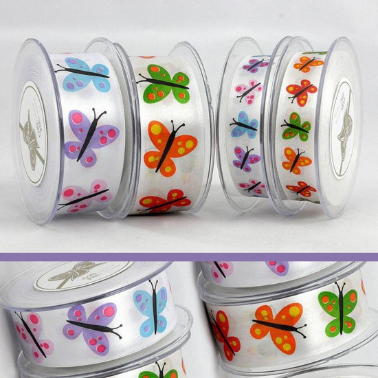 SATIN BUTTERFLY RIBBON 18 meters