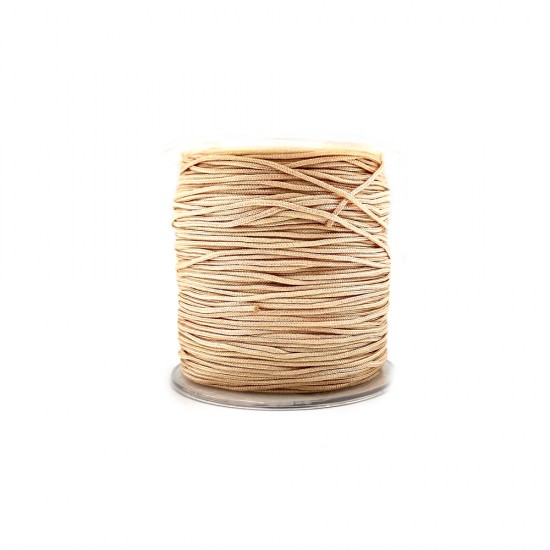 SYNTHETIC CORD MACRAME 100 meter - 1,0mm SALMON