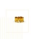 RING WITH IRREGULAR VERTICAL BARS GOLD PLATED