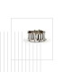 RING WITH IRREGULAR VERTICAL BARS SILVER PLATED