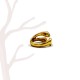 RING WITH BRANCHES DESIGN GOLD PLATED