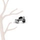 RING WITH BRANCHES DESIGN SILVER PLATED