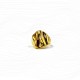 RING WITH WAVE EFFECT GOLD PLATED