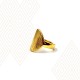 RING WITH ETHNIC ELEGANT CIRCLE GOLD PLATED