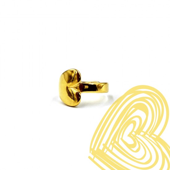 CHEVALIER RING HEART GOLD PLATED