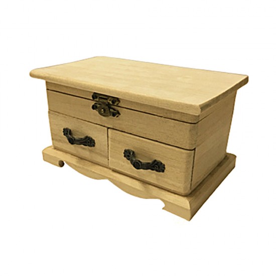 WOODEN CHEST OF DRAWERS WITH 2 DRAWERS 20cm