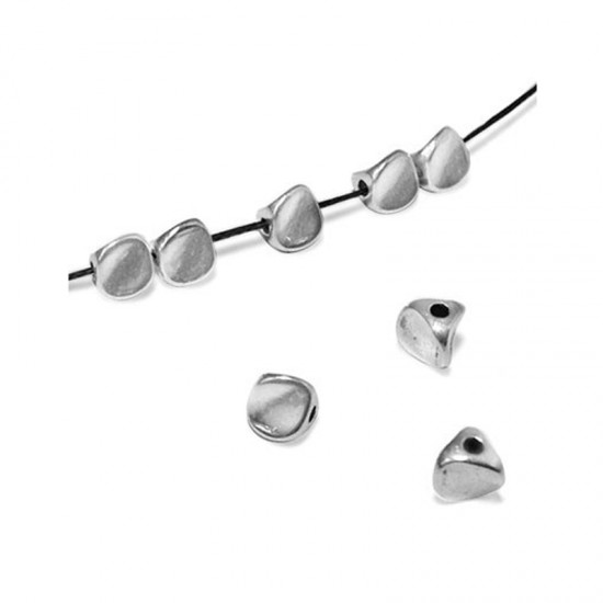 METALLIC BEAD WITH 3 SIGHTS 5mm SILVER PLATED