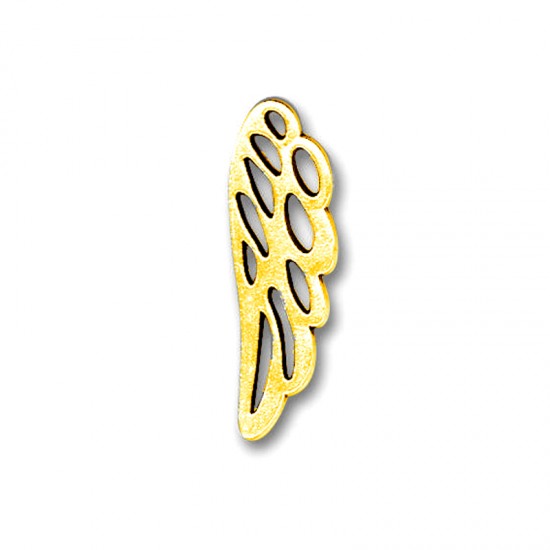 METALLIC ANGEL WING 11,5x36,5mm GOLD PLATED