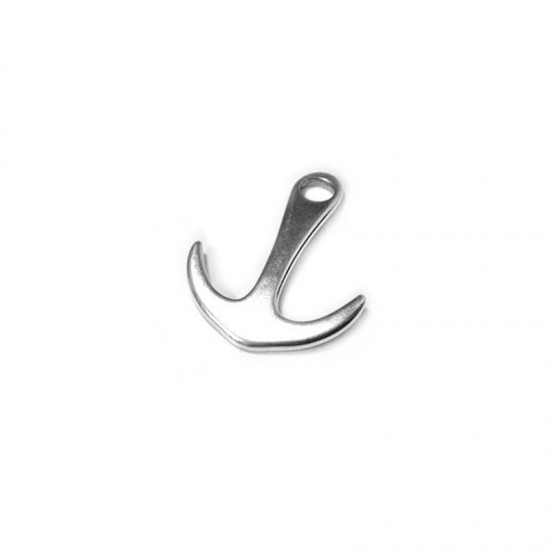 METALLIC ANCHOR 35X27mm SILVER PLATED