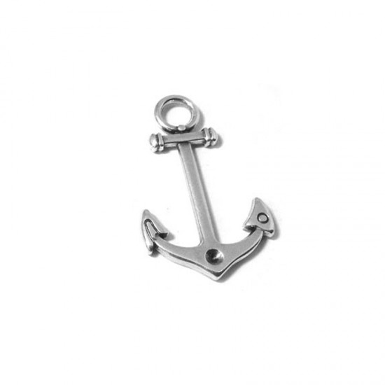 METALLIC ANCHOR 20X26mm SILVER PLATED