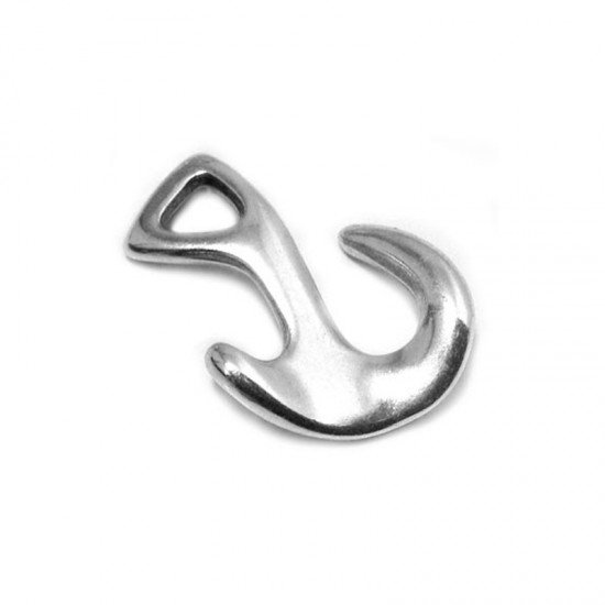 METALLIC ANCHOR 24X32mm SILVER PLATED