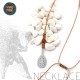 HANDMADE NECKLACE WITH AGATE STONES AND BEACH TENNIS RACKET SILVER PLATED