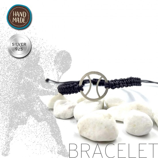 BRACELET WITH SILVER 925 TENNIS BALL