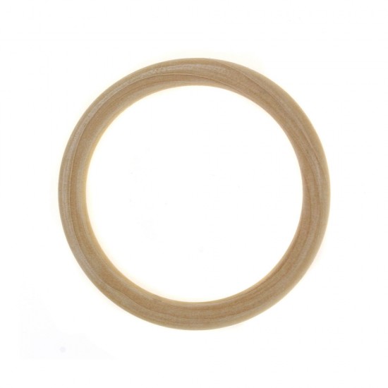 WOODEN BRACELET BASE WITH DIAMETER 78mm AND THICKNESS 8mm