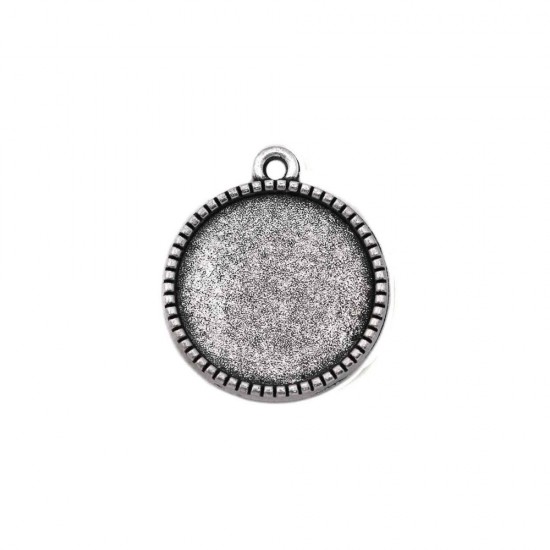 CASTING ROUND PENDANT CUP 18mm