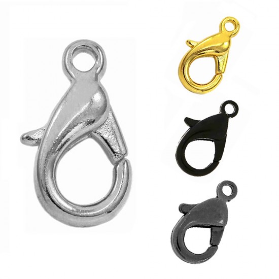 CASTING LOBSTER CLAW CLASP WITH HOOP 10mm